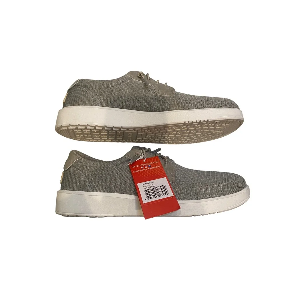 Hey Dude Brixton Shale‎ Sox Collection Mens Shoes Grey 112712992 Size 9